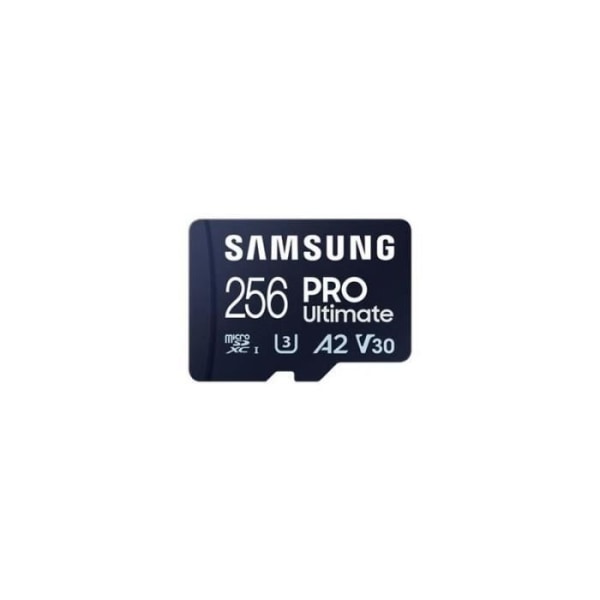 Samsung Pro Ultimate 256 GB Micro SD-kort Blå + läsare