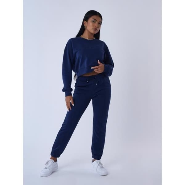 Basic elastiska joggingbyxor - PROJECT X PARIS - Dam - Midnattsblå - Fitness - Inomhus - Andas Midnattsblå M