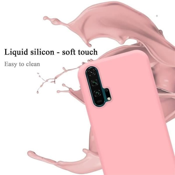 Coque - CADORABO - Honor 20 Pro - Silikon TPU - Skydd 360° - Halkfri - Lätt Rosa