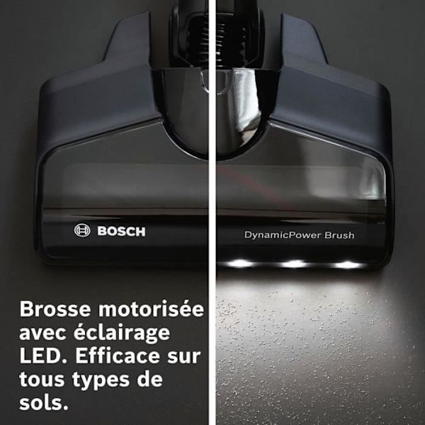 BOSCH BBS711W - Obegränsad sladdlös multifunktions kvastdammsugare vit - Ström för alla 18 V litiumjon 3Ah batteri