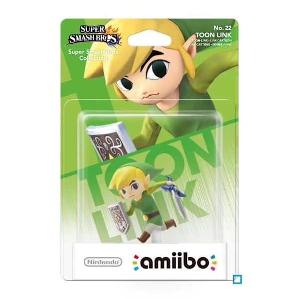 Amiibo Figur - Link Cartoon N°22 • Super Smash Bros. Collection