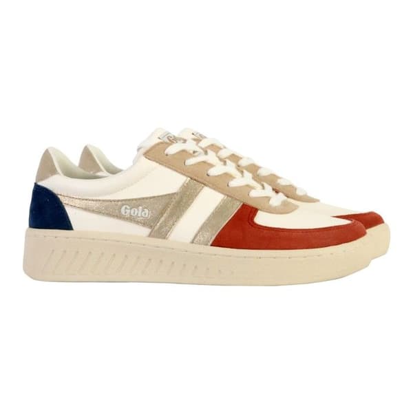 GOLA Grandslam Trident White Sneakers - Spetsar - Herr - Läder Vit/org 40