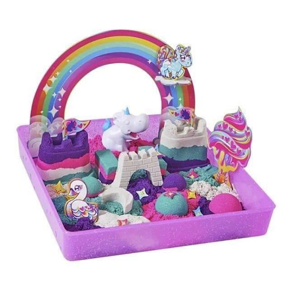 SPIN MASTER BOX REALM OF UNICORNS 907 G Kinetic Sand Flerfärgad