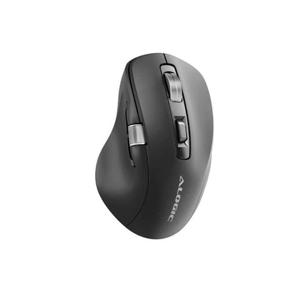 Apex Ergonomisk Trådlös Gamingmus med 7 Programmerbara Knappar A-Logic Svart Svart
