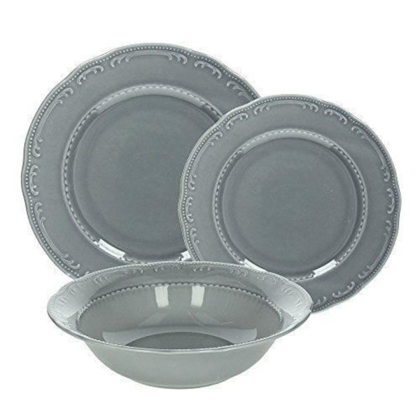 Tognana middagsset 18 delar, porslin, London grå berlock - VW070180772