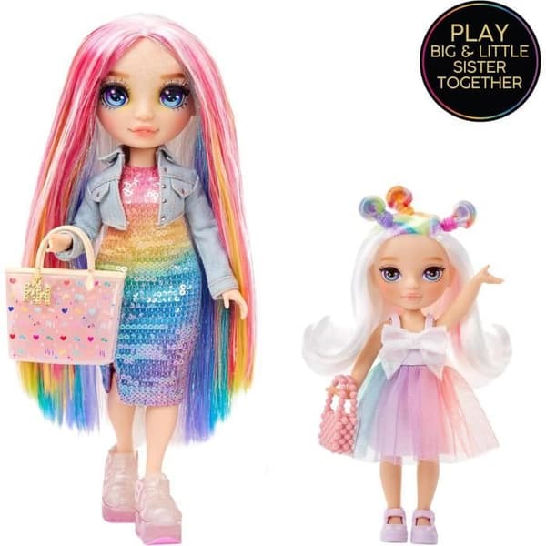 Rainbow High Littles - 15cm docka + husdjur - Rainbow - Från 4 år Regnbåge