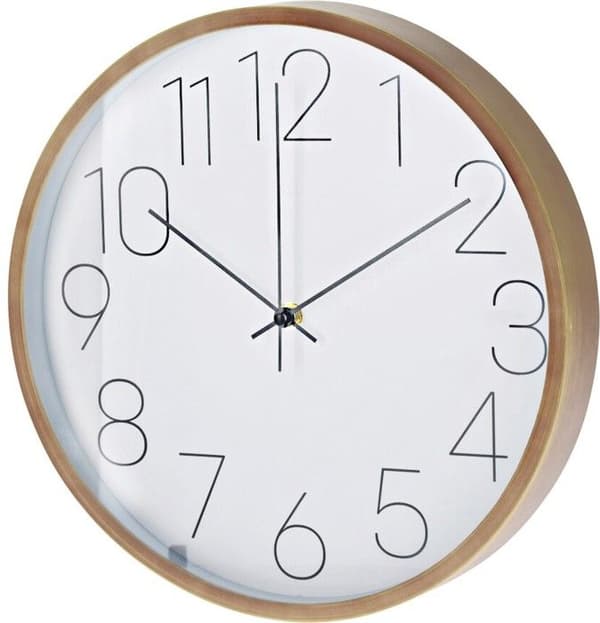 SEGNALE Väggklocka 30 cm design i trä KO-837000380