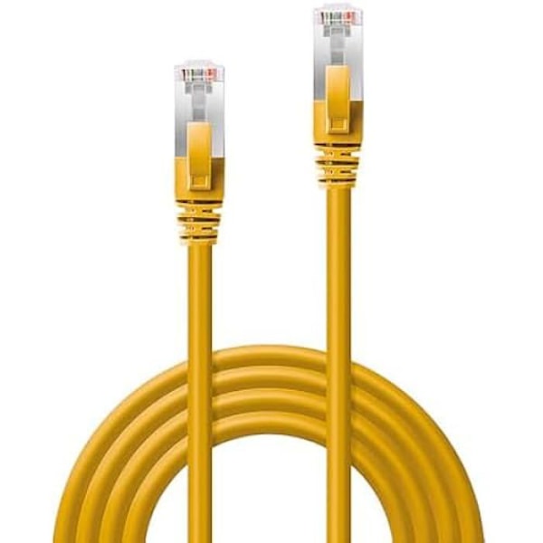 Ethernetkabel - LINDY - Cat.6A S/FTP - 3 m - Gul - LSZH - 10 års garanti