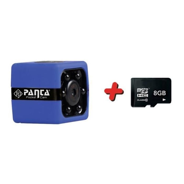 Mini kamera - Panta - Pocket Cam HD - 1280x720 pixlar - Nattseende - Rörlighetssensor