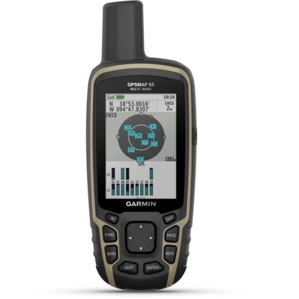 GARMIN - GPS för fotgängare - GPSMAP 65 - Multi-Band