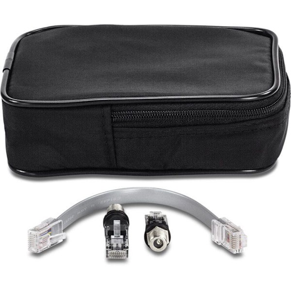 Kabeltestare - TRENDNET - TC-NT3 - Kortslutningstest - Längdmätning - USB och RJ-45