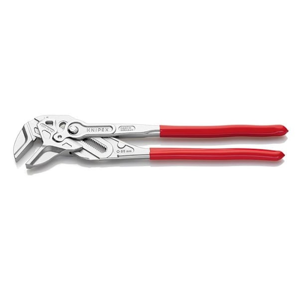 Knipex - 86 03 400 - XL skifttång, förkromad tång och skiftnyckel, plastmantlad 400 mm