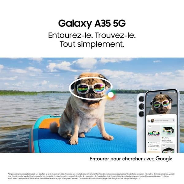 Samsung Galaxy A35 Smartphone 256 GB 5G Midnattsblå Midnattsblå