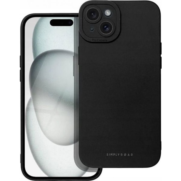 Hållare för smartklocka - fodral för smartklocka - skal för smartklocka Roar Coque Luna - för iPhone 15 Plus svart