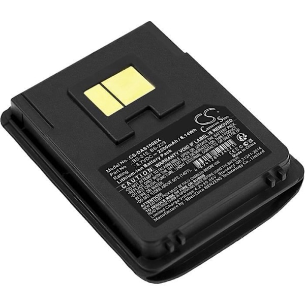 Batteri - TECHTEK - Datalogic Mobile Scorpio - 2200mAh - Li-ion - 3.7V