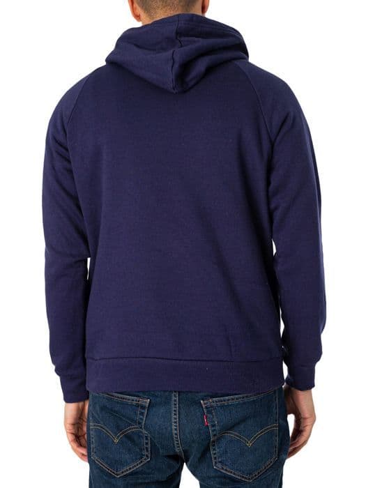 Under Armour RIVAL FLEECE LOGO HD Sweatshirt för män Blå XL