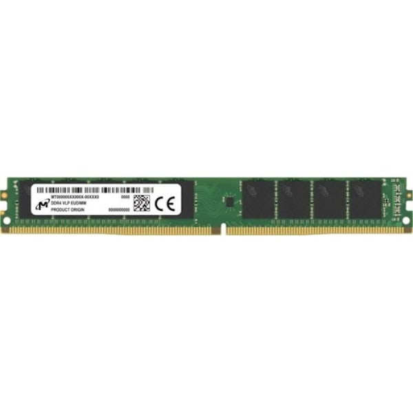 Micron Server-minne DDR4 32GB/3200(1*32) DDR4 VLP ECC UDIMM CL22 - 0649528925824