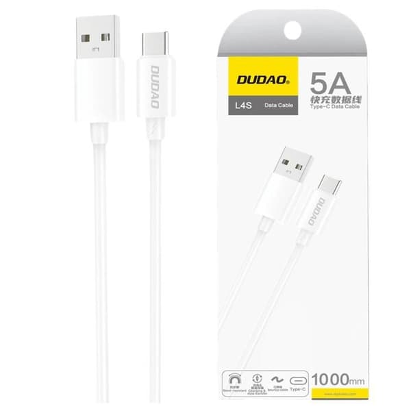 Usb-A Usb-C 5A Dudao-kabel för Android 1 m för laddning och datatransfer