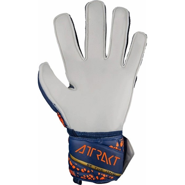 Målvaktshandskar - Reusch - Attrakt Solid - Maximal grepp - Hållbar - Unisex premium blå/guld L/XL