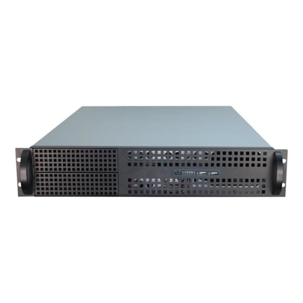 Inter-Tech IPC 2U-2129N 2U rackmonterbar hölje - SSI EEB - Ingen strömförsörjning - USB Svart, Silver