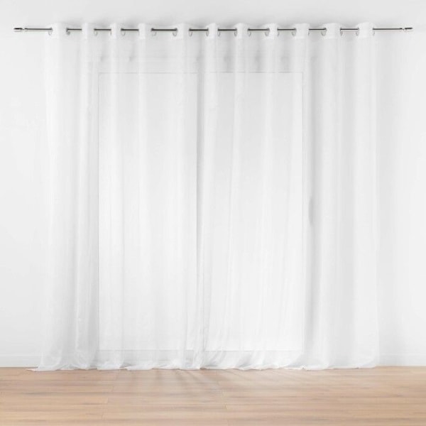 speciell burspråksgardin 400 x 240 cm sandsegel Lissea White Vit