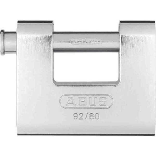 Abus Monoblock Mässingshänglås i ett stycke med stålmantel och unik nyckel 8521 - 20059