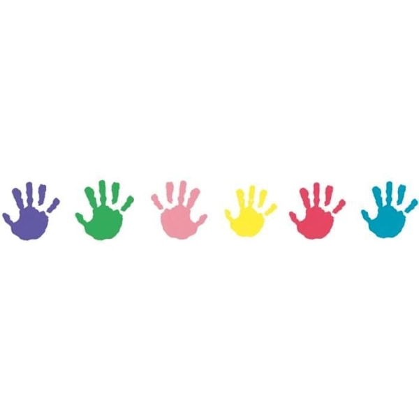 Fingerfärg - SES CREATIVE - 6 färger x 110ml - Strålande palett