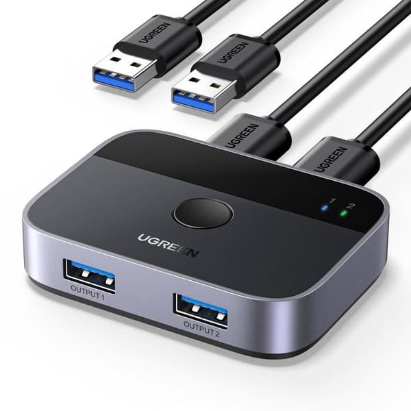 KVM-switch - Ugreen - 35313 - USB 3.0 - 5 Gbps - Plug and Play