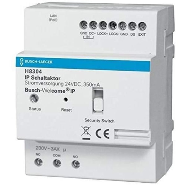 Schaltaktor - Busch-Jaeger - H8304-03 - Kabelansluten - Justerbar volym - Anslutet objekt
