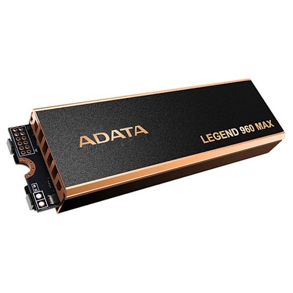 Hårddisk - ADATA - LEGEND 960 MAX - 4 TB - PCIe 4.0 x4 - NVMe 1.4 - M.2 2280