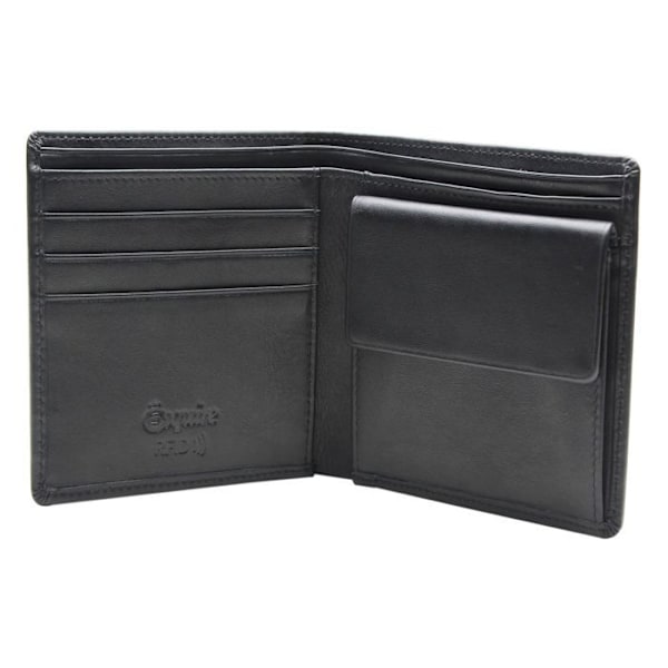 Plånbok - Esquire - Logotyp Billfold Plånbok - Läder - RFID-skydd - Svart svart