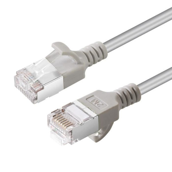 CAT6A U-FTP smal nätverkskabel, LSZH - MICRO CONNECT - 7,5 m