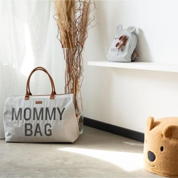 CHILDHOME - Mamma Väska Canvas Grå Grå Tyg