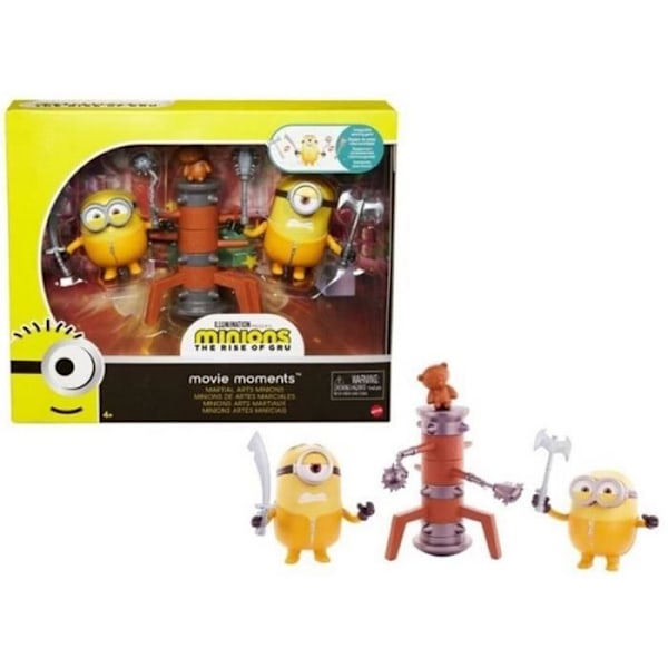 THE MINIONS Bob and Wooden Dummy - GMF17 - Samlarfigur - 3 år och + Gul