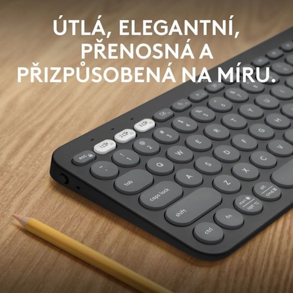 Logitech Pebble Keyboard 2 K380s, Grafit - US INTL