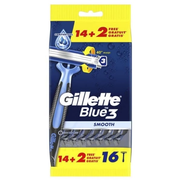 Gillette Blue3 Engångshyvel 14 + 2