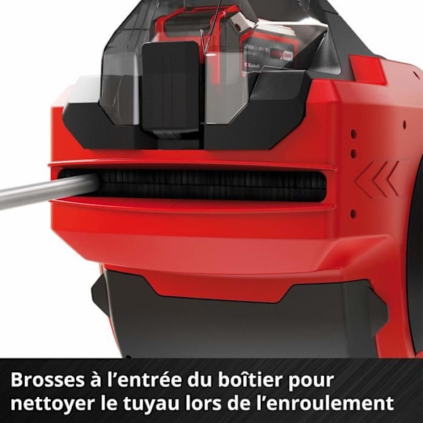 Einhell Slangupprullare utan sladd GE-HR 18/30 Li-Solo (18V, roterar upp till 180°) Levereras utan batteri eller laddare Röd