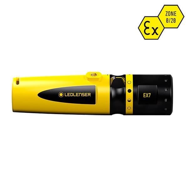 Ficklampa - Ledlenser - EX7 ATEX - 200 lumen - Gul - Utomhus