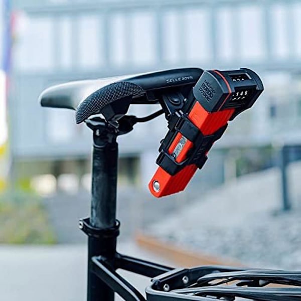 Fällbart lås - ABUS - Bordo uGrip 5700C SH - 5 mm tjocklek - Säkerhetsnivå 7 - Fäste ingår Blå