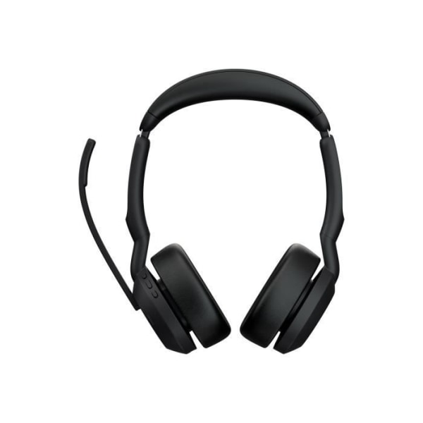 Headset - Bluetooth - trådlöst - USB-C - Jabra - Jabra Evolve2 55 MS Stereo - headset - med laddningsställ