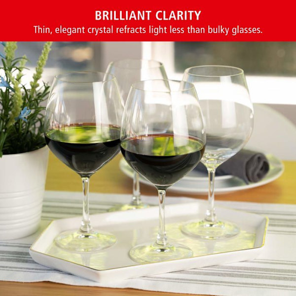 Vinglas - Spiegelau smakglas - nachtmann - 4510270 - Set med 4 kristallglas Bourgogne glas Transparent