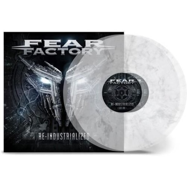 Fear Factory - Återindustrialiserad - Klar & Silver marmor [VINYL LP] Färgad vinyl, klar vinyl, silver