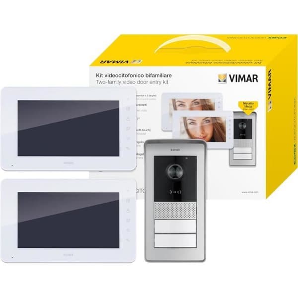 VIMAR K42931 Kit för videoporttelefon 2 familjer för yta montering