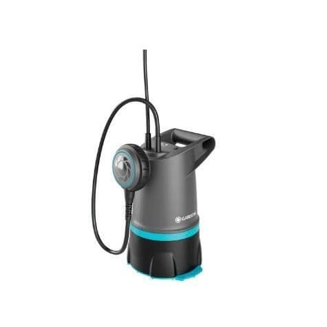 Evakueringspump 2 i 1 - GARDENA - 20000 basic - Flöde 20000 l/h - Effekt 550 W - Tryck 0,9 bar - Flytkontakt