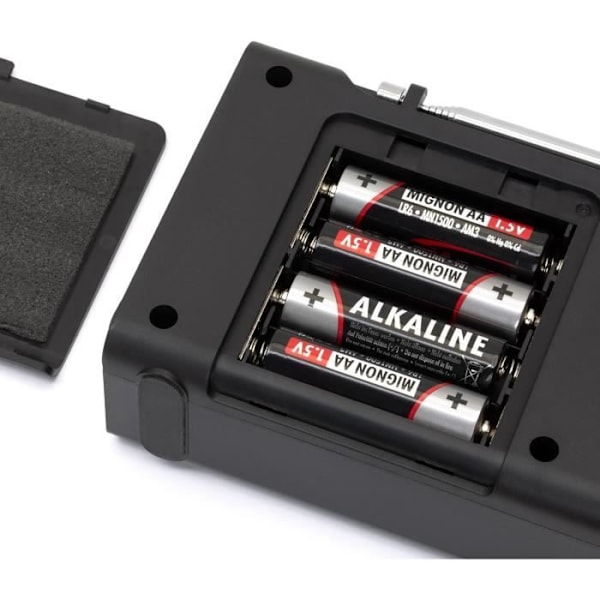 Bärbar DAB Radio - Dynavox - DBT200 - Bluetooth 5.0 - Färg TFT Skärm - Drivs av Batterier/USB-C Svart