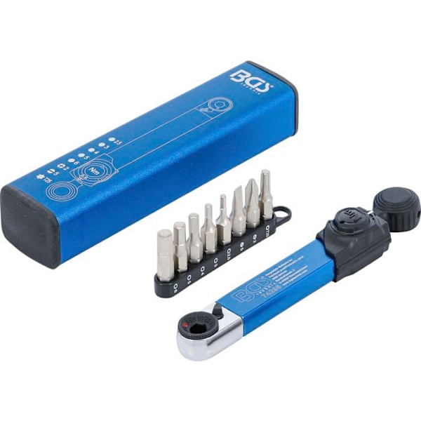 Bgs - 74295 - Momentnyckel - sexkantig hon 6,3 mm (1/4'') - 2-10 Nm - med bitset - 9 delar