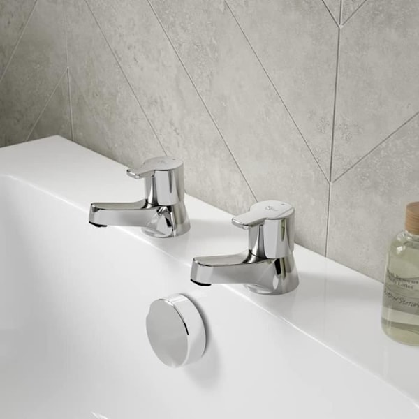 Badkran - Ideal Standard - B1147AA - Kromad - 5 års garanti - 2 hål Krom