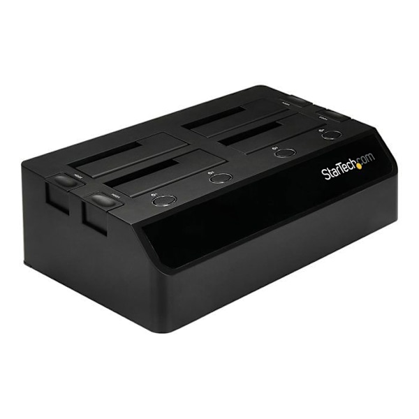 USB 3.0 dockingstation - STARTECH - SDOCK4U33 - 4 hårddiskar - Fläktar - UASP
