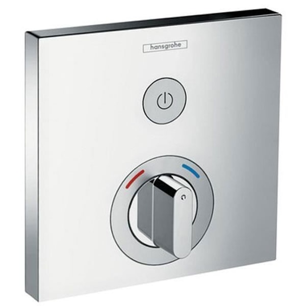 HANSGROHE Inredningsset för dold duschSelect mekanisk blandare med 1 utlopp krom Grå