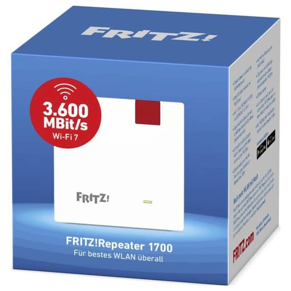 FRITZ! WiFi 7-repeater FRITZ!Repeater 1700 20003116